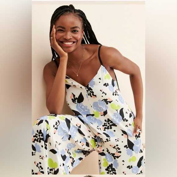 Anthropology Blue Rose Jumpsuit - Picture 4 of 11